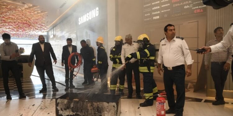 Palladium Ahmedabad Conducts Fire Mock Evacuation Drill to Ensure Visitor Safety