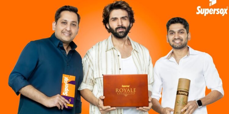 Supersox Welcomes Bollywood Superstar Kartik Aaryan as their Brand Ambassador
