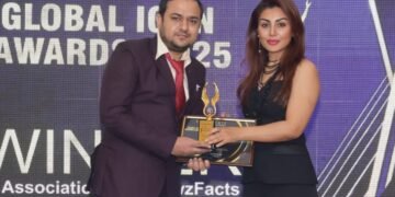 Seospidy CEO Rahul Sharma Honored with Digital Excellence Award 2025 at Global Icon Awards Ceremony