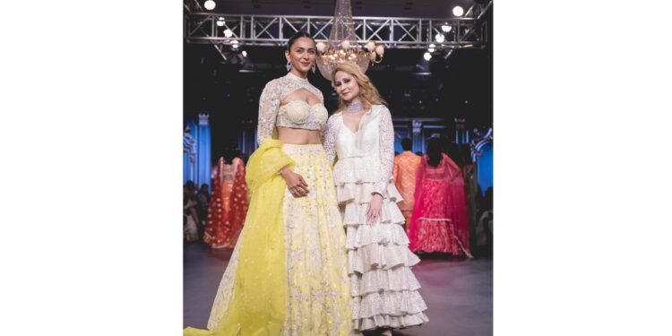Sonali Jain Stuns Jaipur Times with ‘Maahika’ – A Pastel Dream Woven in Tradition and Modernity