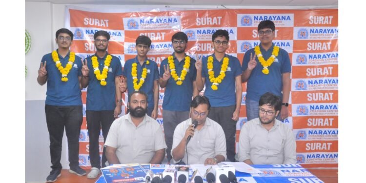 From Surat To Success: Narayana Coaching Center Students Excel In JEE Main 2025