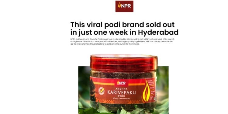This Viral Podi Brand Sold Out in Just One Week in Hyderabad
