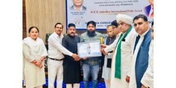 Samta Diwas Celebrations: Mr. M Shahrukh Honored with Dr. B. R. Ambedkar International Pride Award