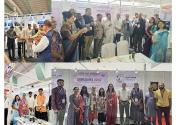 Sarvajanik University Enthralls Visitors at SGCCI Smart Education Expo & Surat Startup Summit 2025