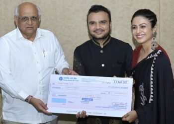 CM Bhupendra Patel Applauds Parthiv Gohil & Mansi Parekh  for ‘Kutch Express’ Triumph at National Film Awards