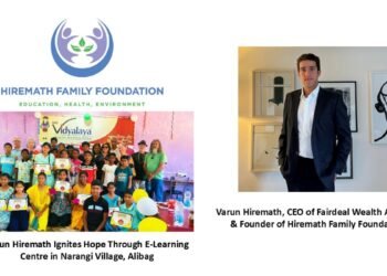 Varun Hiremath Ignites Hope Through E-Learning Centre in Narangi Village, Alibag