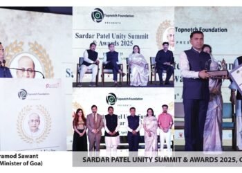 Topnotch Foundation Acknowledged and Felicitated the Winners of the Sardar Patel Unity Summit & Awards 2025