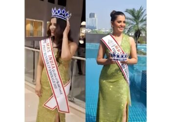 Manisha Oswal Shines as 1st Runner-Up at Mrs. India Queen of Substance 2025 (Emerald Category)