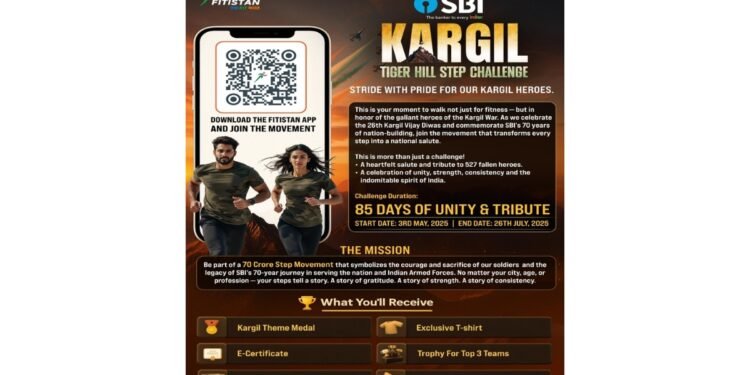 Fitistan Launches the SBI Kargil Tiger Hill Challenge – Stride with Pride for Kargil Heroes