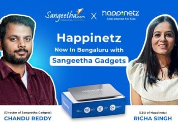 Happinetz Partners with Sangeetha Gadgets to Bring Safe Internet for Kids Boxes to Bengaluru Homes