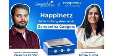 Happinetz Partners with Sangeetha Gadgets to Bring Safe Internet for Kids Boxes to Bengaluru Homes