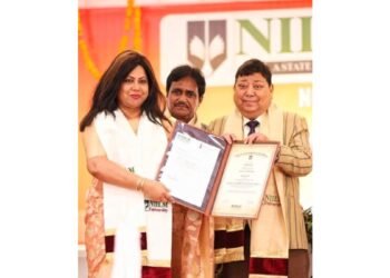 Chaitali Das Conferred Honorary Doctorate by NIILM University for Skill Development