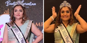 Kalpa Parekh Recently crowned Mrs. India West Zone 2025 At VG Miss.and Mrs. India 2025