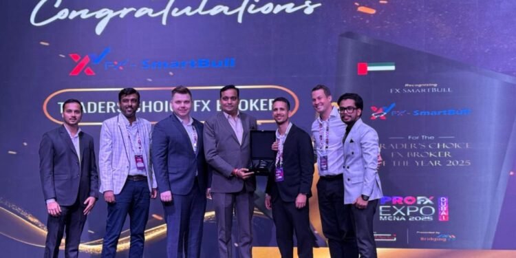 FX SmartBull Wins Prestigious “Traders Choice Award 2025” at Pro FX Expo, MENA Dubai