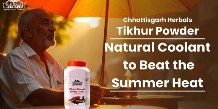 Chhattisgarh Herbals Tikhur Powder- Natural Coolant to Beat the Summer Heat