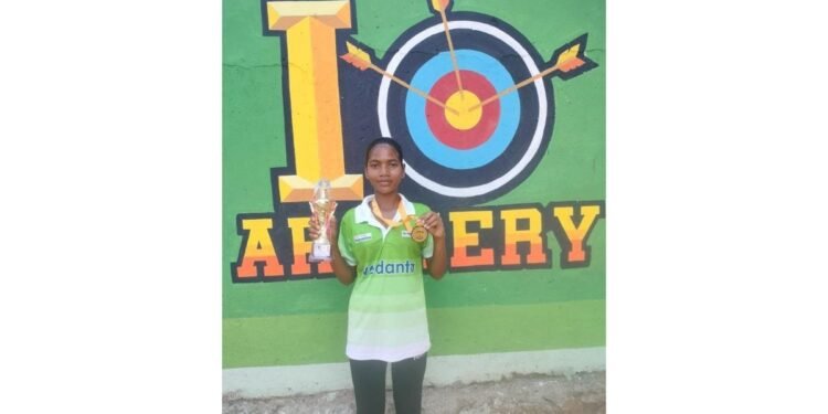 Vedanta-groomed Kalahandi tribal protege shines at National Archery Meet