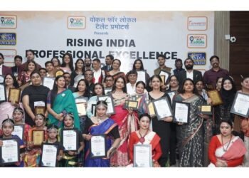 Rising India Professional Excellence Award 2025 Successfuly Organised by Vocal for Local Talent Promoters