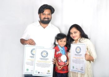 Rudra Vignesh Iyer Achieves His Third World Record in Just 2 Years, 8 Months