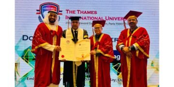 Aashish Suresh Mangal Receives Doctorate from Thames International University for Business and Philanthropy