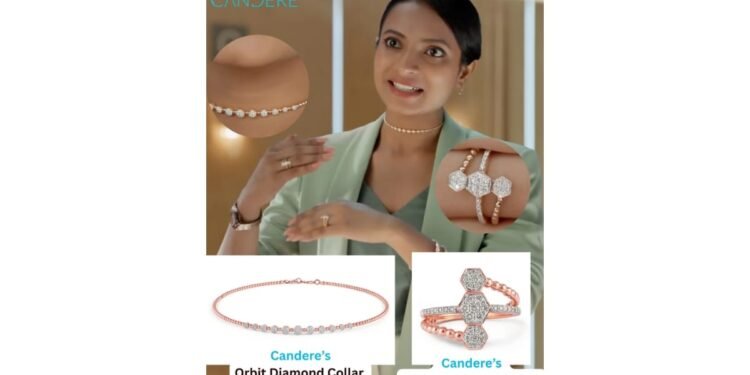 Candere by Kalyan Jewellers Introduces a Modern Classic: The Orbit Diamond Collar Necklace