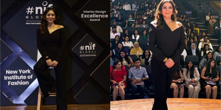Gauri Khan Honours India’s Rising Interior Design Talent at NIF Global Excellence Awards