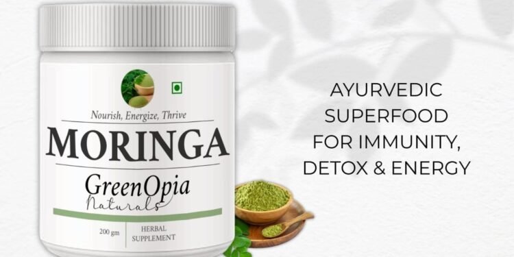 GreenOpia Moringa Powder: Ayurvedic Boost for Daily Life