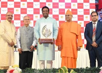 Shri Leander Paes was conferred with the prestigious P.C. Chandra Puraskaar 2025