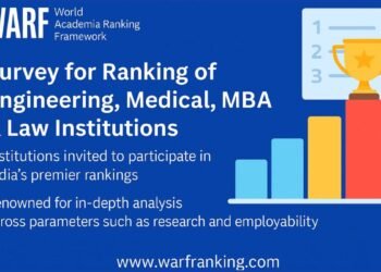 WARF Invites Colleges to Join India’s Top 2025 Ranking Survey for Engineering, Medical, MBA and Law