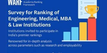 WARF Invites Colleges to Join India’s Top 2025 Ranking Survey for Engineering, Medical, MBA and Law
