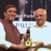 Maulik Bhatt Presented With the “Pride of Gujarat–Most Trusted Astrology Guru” Award from CM Bhupendra Patel