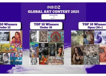 InBidz Global Art Contest 2025 Announces Top 10 Winners in All Age Categories