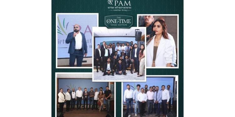 PAM Infrastructure Creates History with 1083+ Channel Partners at ‘One Time Vasai Edition’
