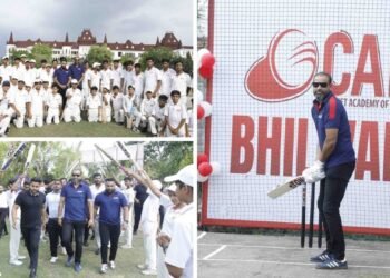 Yusuf Pathan Inaugurates the 36th Center of Cricket Academy of Pathans (CAP) in Bhilwara (Rajasthan)