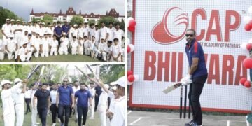 Yusuf Pathan Inaugurates the 36th Center of Cricket Academy of Pathans (CAP) in Bhilwara (Rajasthan)