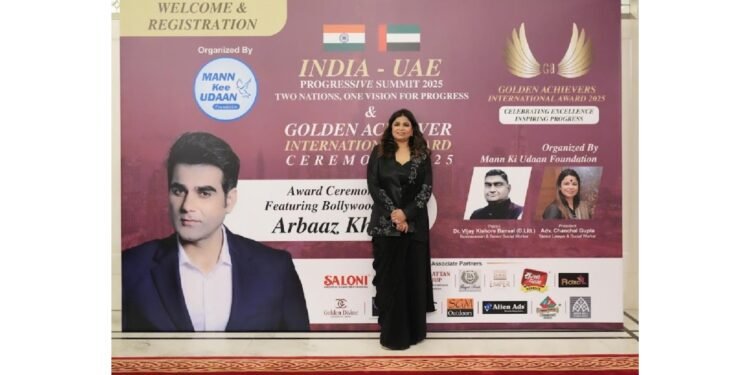 India-UAE Progressive Summit 2025 & Golden Achiever International Awards