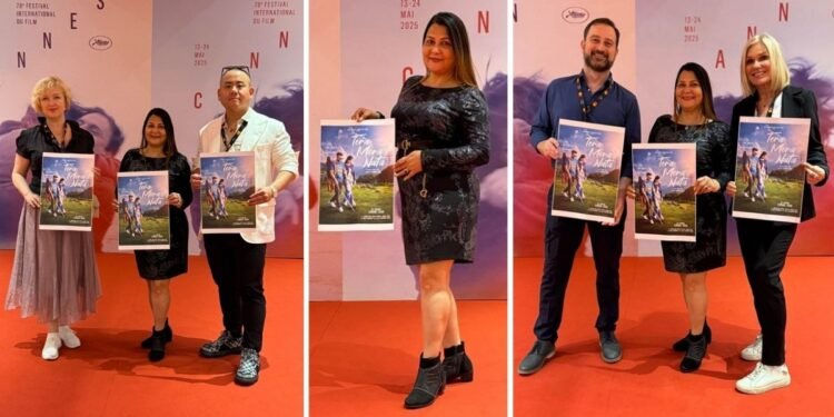 Producer Chanda Patel Unveils Poster of ‘Tera Mera Nata’ at the 78th Cannes Film Festival 2025