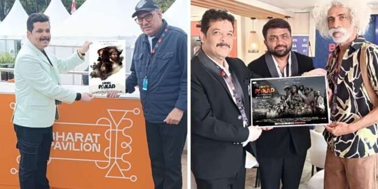 Boman Irani and Makarand Deshpande Unveil Chindi Pakad Poster at 78th Cannes Film Festival