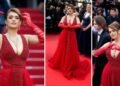 Neha Malik Turns Heads with Bold Red Debut at 78th Cannes Film Festival