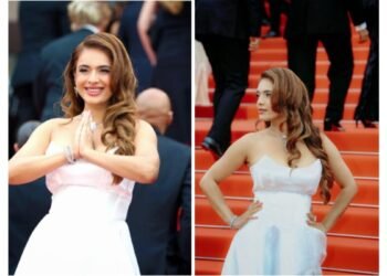 Neha Malik Mesmerizes in Ethereal White Gown for Her Second Red Carpet Appearance at Cannes 2025