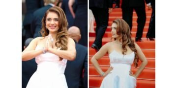 Neha Malik Mesmerizes in Ethereal White Gown for Her Second Red Carpet Appearance at Cannes 2025