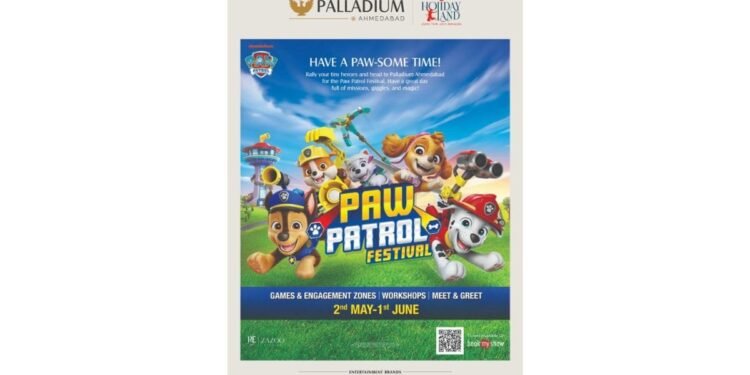 PAW Patrol In-Mall Experience Debuts in India at Palladium Ahmedabad Starting 2nd May