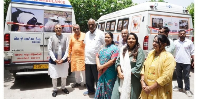 Samasta Mahajan Inaugurates 600-Animal Shelter at Shri Viramgam Khodadhor Panjrapol, Oganvid