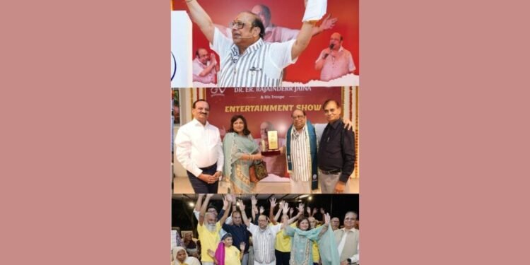 Sing Today, Smile Today: Dr. Er. Rajainderr Jaina Brings Happiness Through Music at Sheows Old Age Home