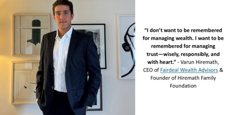 The Man Behind the Mission: Varun Hiremath’s Journey from Analyst to Purpose-Driven Wealth Mentor