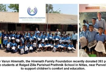 Varun Hiremath Leads Initiative to Donate Footwear to Rural School Children in Maharashtra
