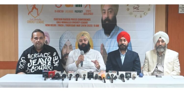 Gali Mohalla Cricket League Unveils Vision for Grassroots Transformation at Curtain-Raiser Press Conference