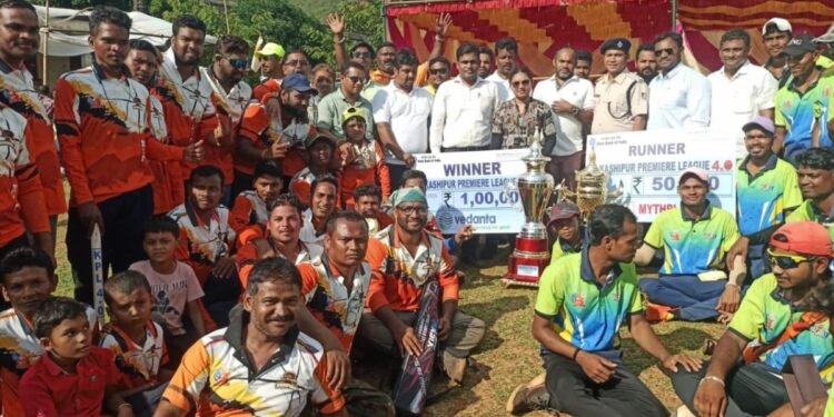 Vedanta Aluminium Champions Grassroots Cricket through Kashipur Premier League 2025 in Rayagada, Odisha