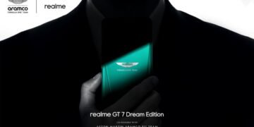 realme announces a 3-year licensing collaboration with Aston Martin Aramco F1 team