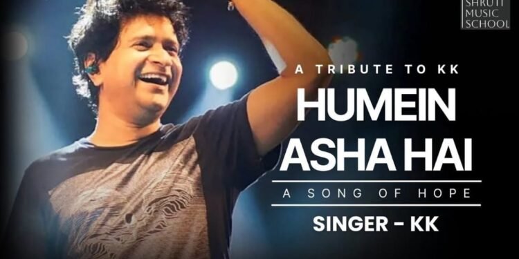 KK’s Unreleased Song “Humein Asha Hai” Launches Today – A Soulful Call to Hope and Healing
