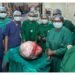 Successful Removal of 18 kg Ovarian Tumour from 68-Year-Old Woman